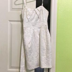 White to the knee dress brand new